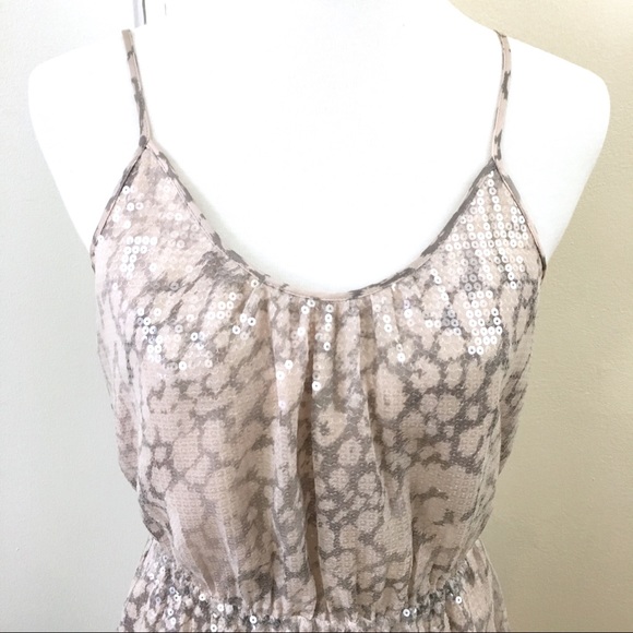 Rebecca Taylor Leopard Sequin Dress - Picture 4 of 8